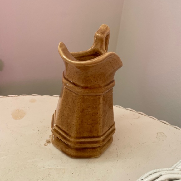 Vintage Lyons Lair Handmade Brown Pitcher/creamer - Picture 2 of 4